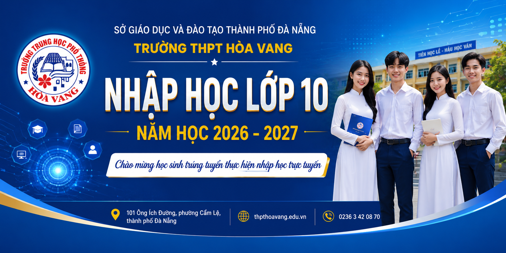 🎓 HƯỚNG DẪN NHẬP HỌC LỚP 10 NĂM HỌC 2026 – 2027 🎓 HƯỚNG DẪN NHẬP HỌC LỚP 10 NĂM HỌC 2026 – 2027