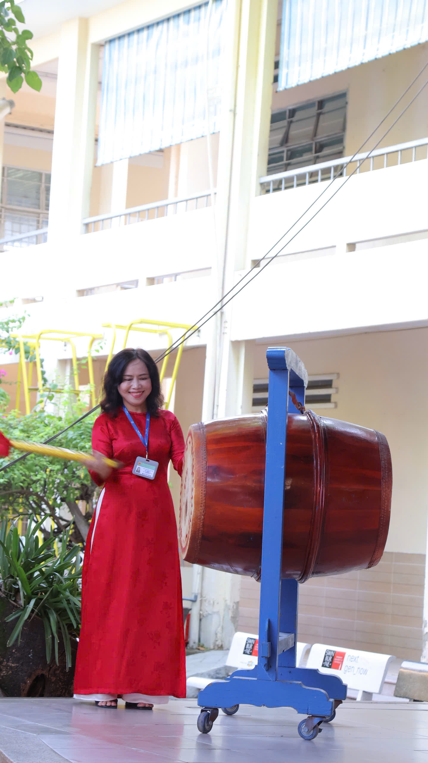 TRƯỜNG THPT HOÀ VANG LONG TRỌNG TỔ CHỨC LỄ KHAI GIẢNG NĂM HỌC 2026-2027